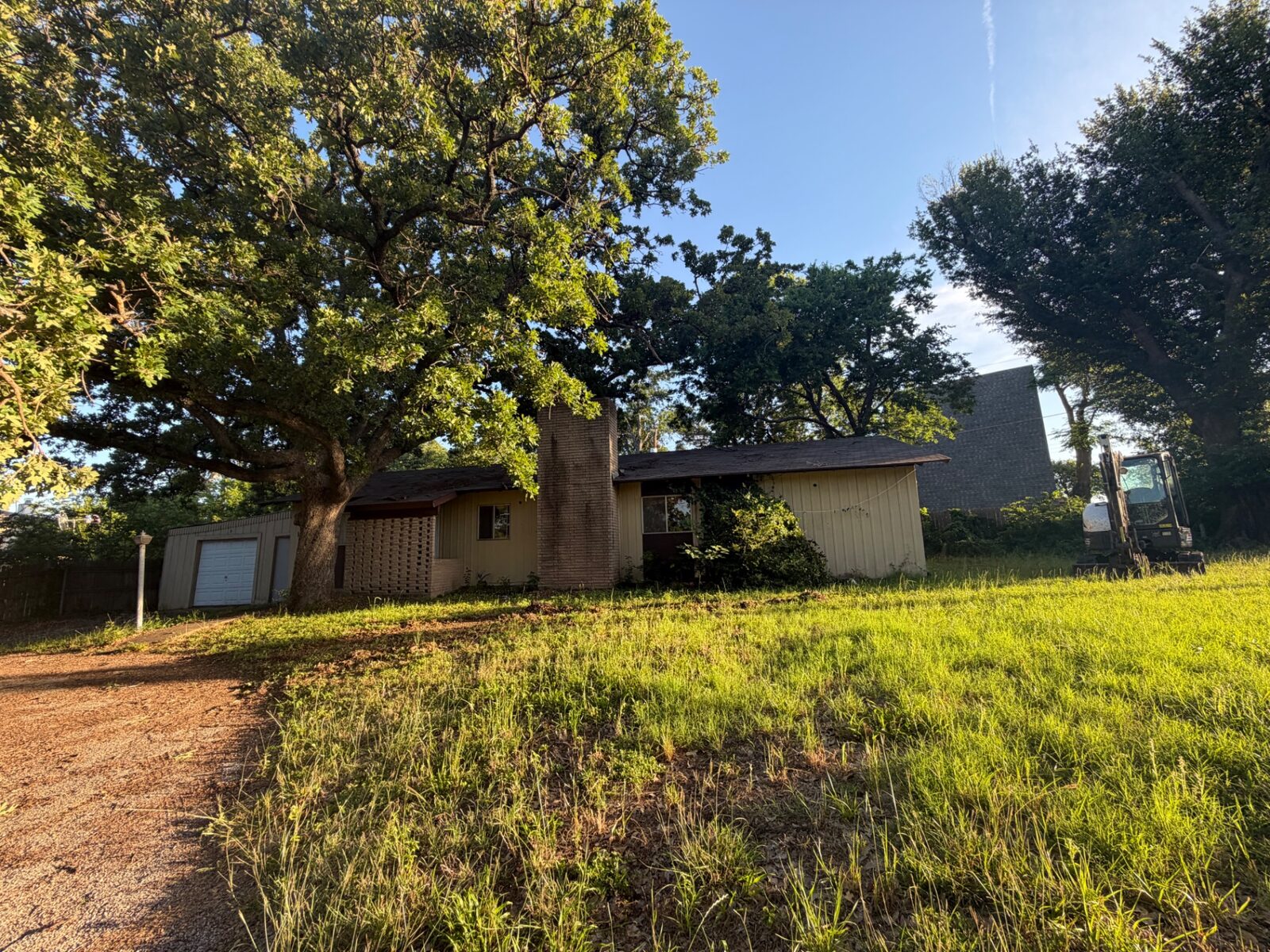House before demolition